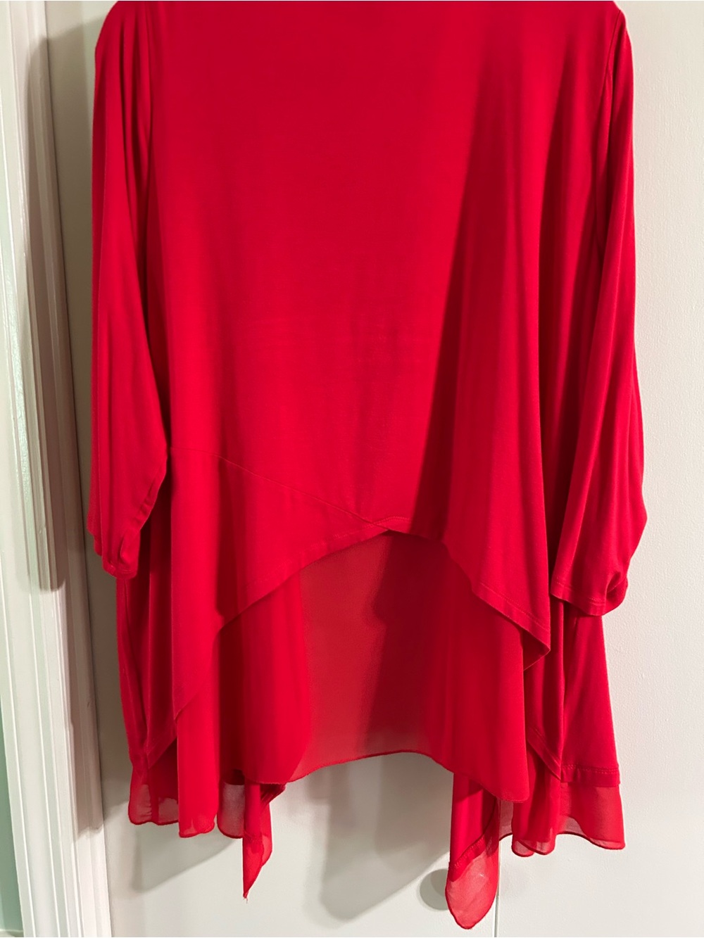 Lane Bryant Bright Red Women's Top - Picture 2 of 4